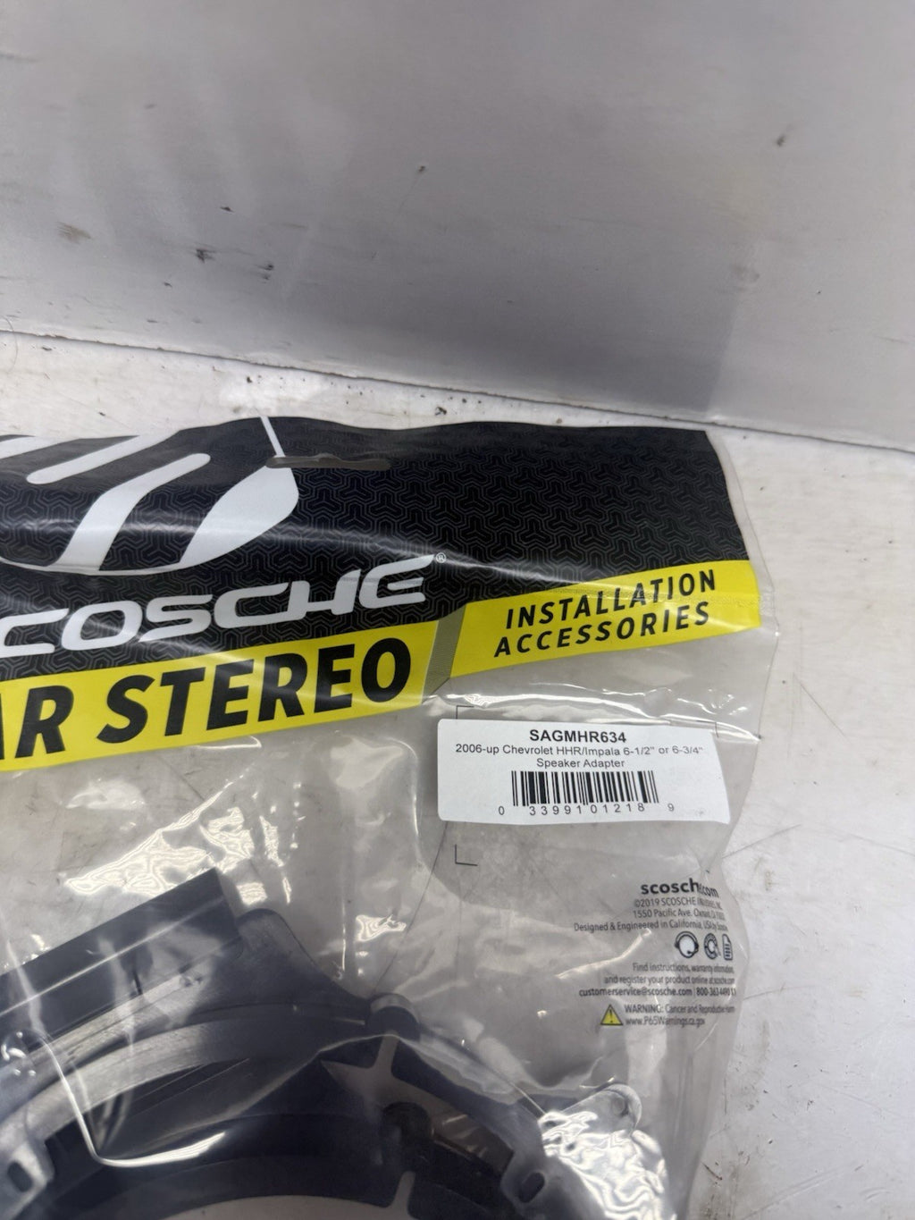 Scosche SAGMHR634 6.5” 6.75” Speaker Adapter Chevy HHR Impala 2006-Up