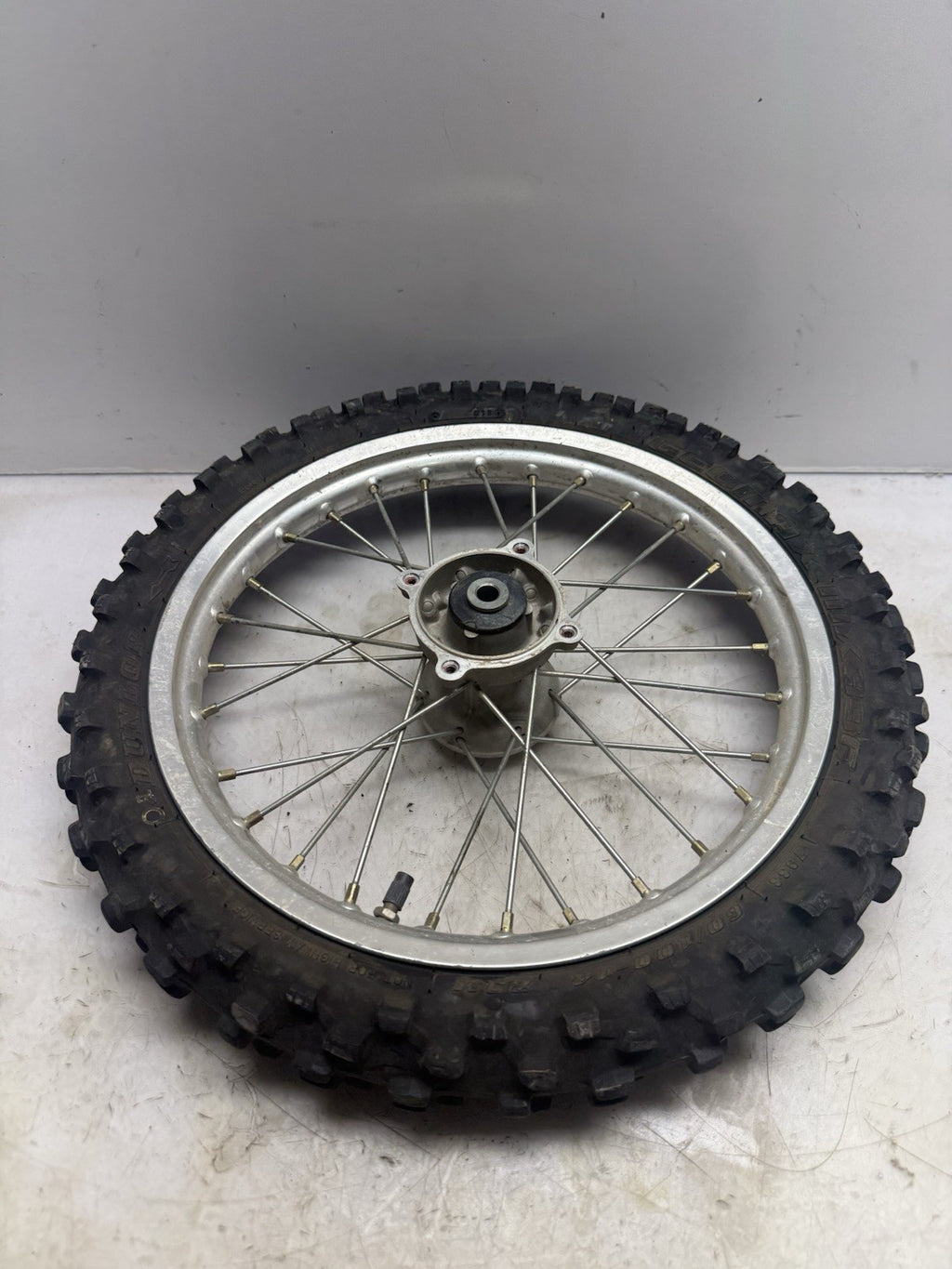 2000-2009 Kawasaki KX65 OEM Front Wheel Rim & Tire Ass’y 60/100-14