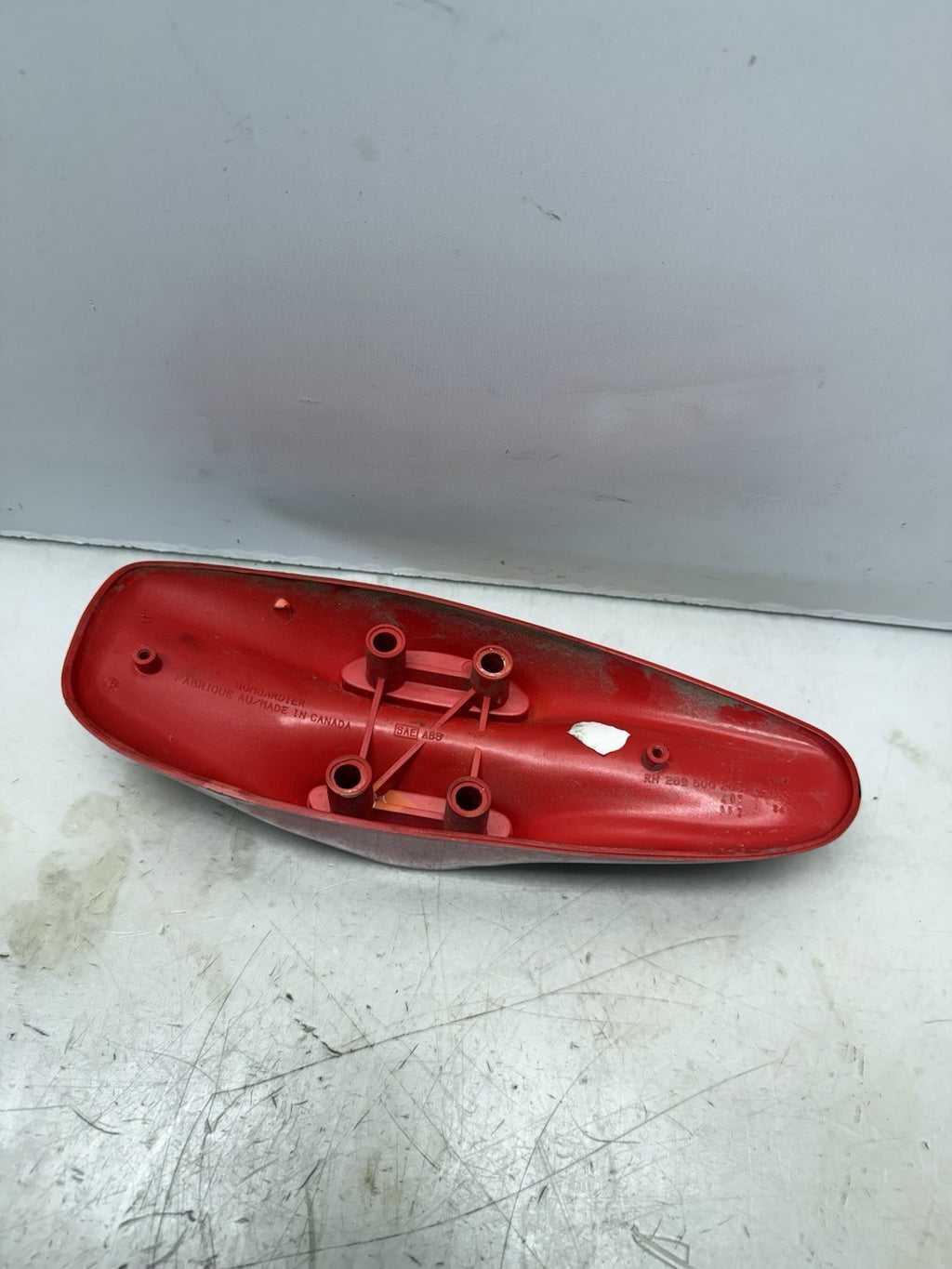 2000-2002 Sea-Doo GTX OEM Right Hand Rear View Mirror Support Mount (Viper Red)