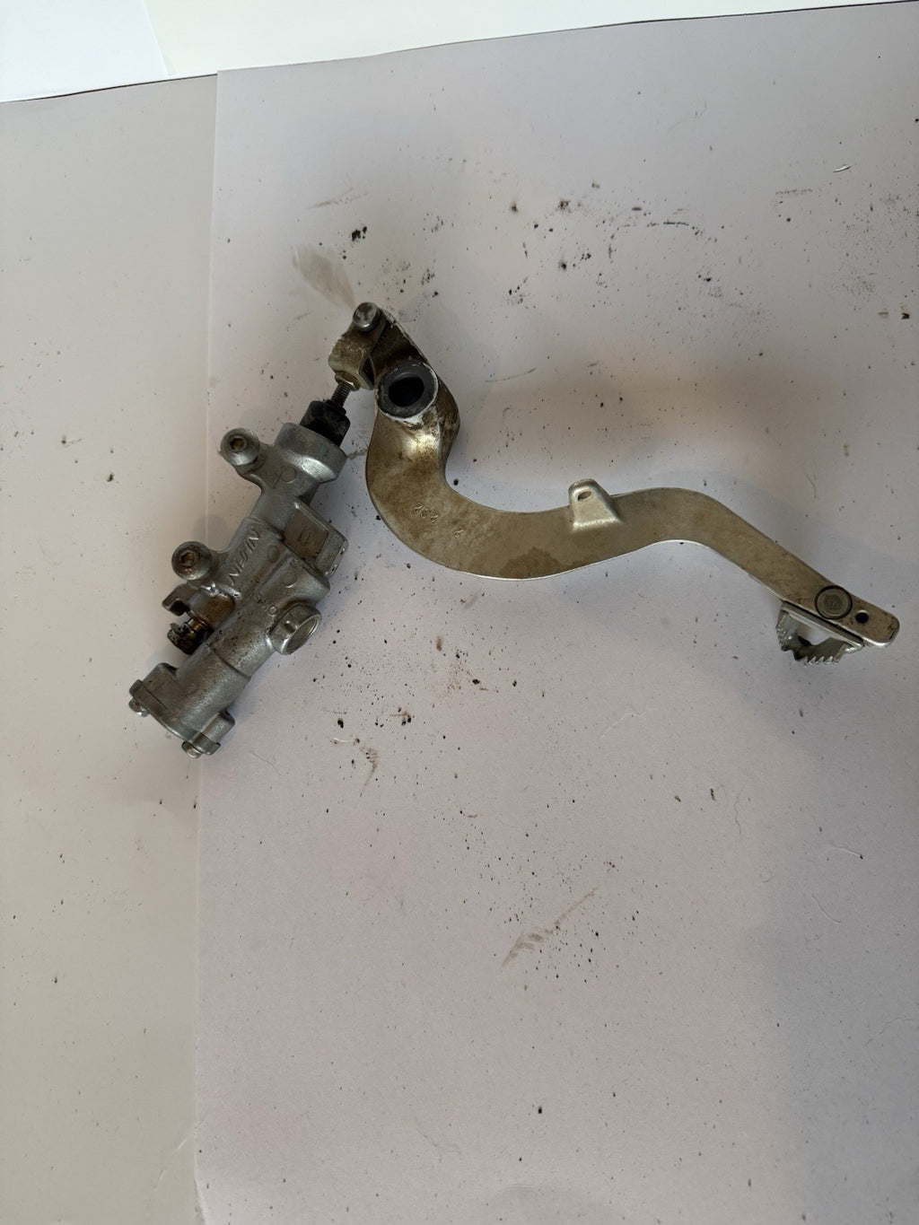 2006-2009 Yamaha YZ450F OEM Rear Brake Master Cylinder w/ Lever