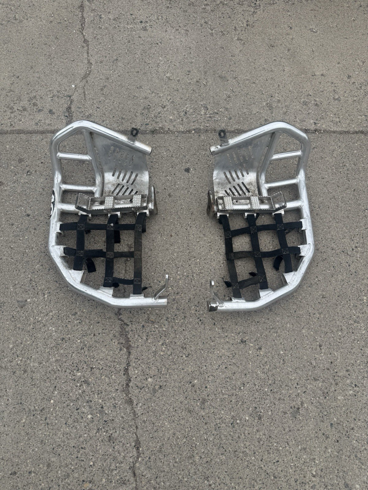 2004-2009 Yamaha YFZ450 AC Racing Nerf Bar Set w/ Pegs and Heal Guards