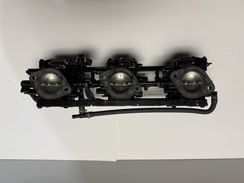 1999 POLARIS GENESIS 1200 OEM KEIHIN CDK II TRIPLE CARB CARBURETOR RACK