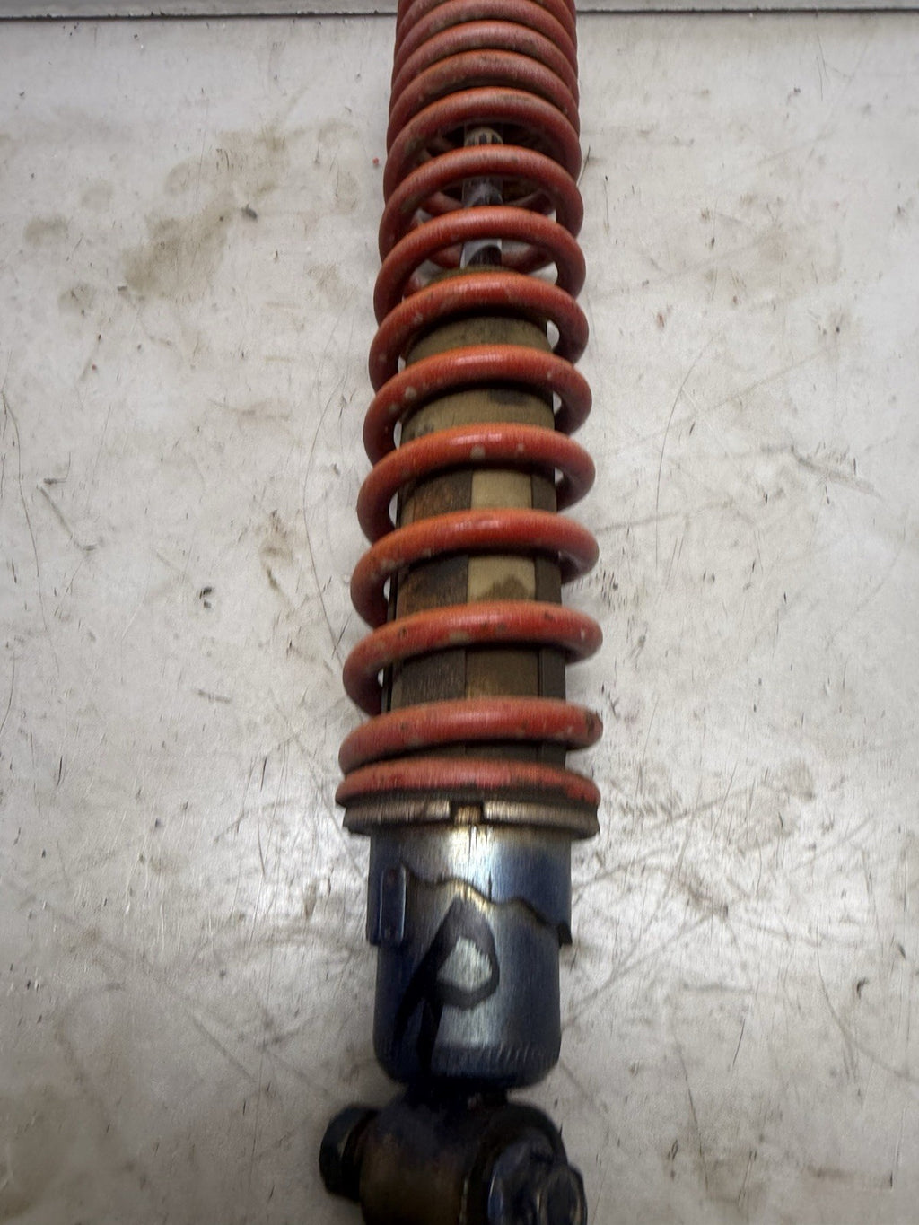 1998-2006 Yamaha Banshee 350 OEM Red Front Shock Absorber Ass’y