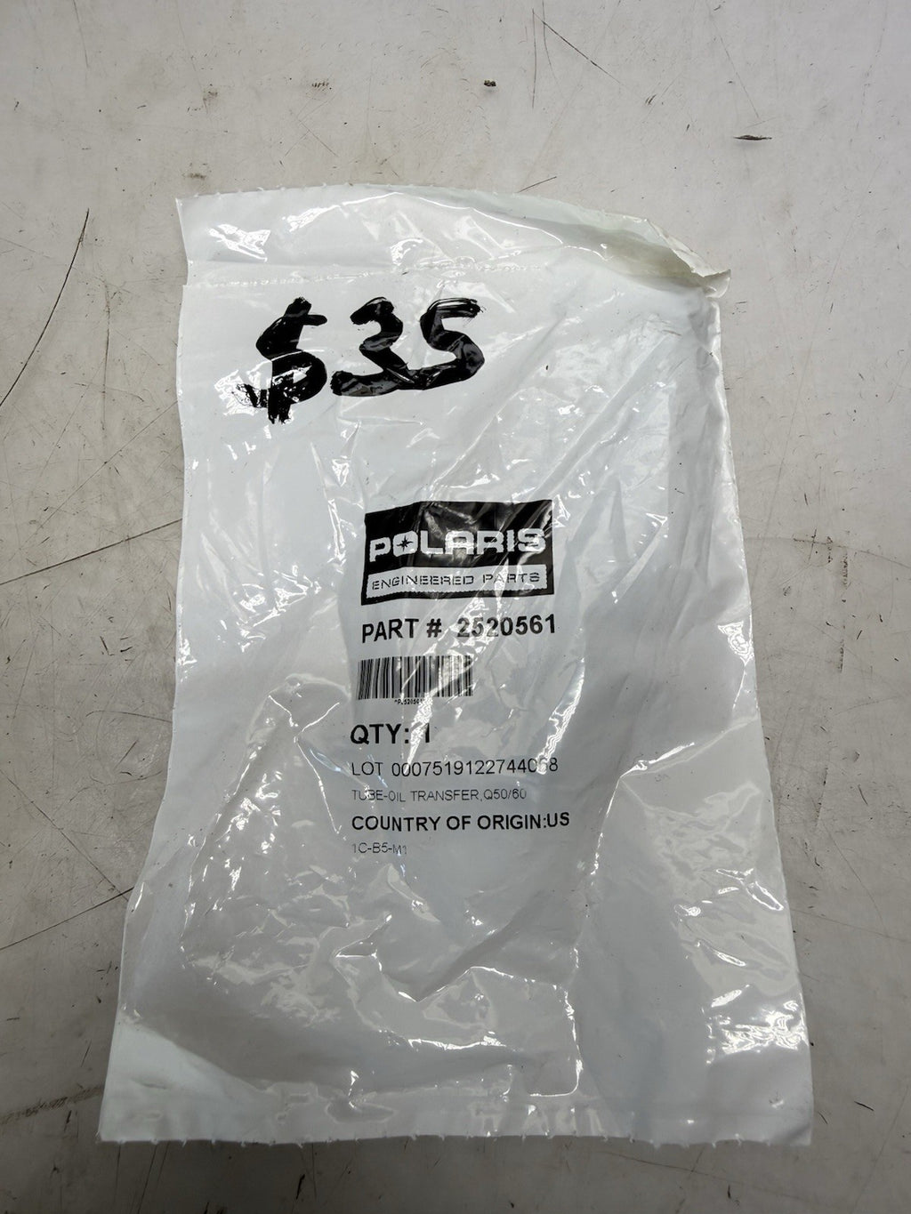 Polaris Sportsman 850 OEM Oil Transfer Tube 2520561 NEW