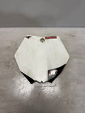 2003-2008 KTM 85 SX WHITE FRONT PLATE NUMBER COVER FAIRING COWL 4700800700004