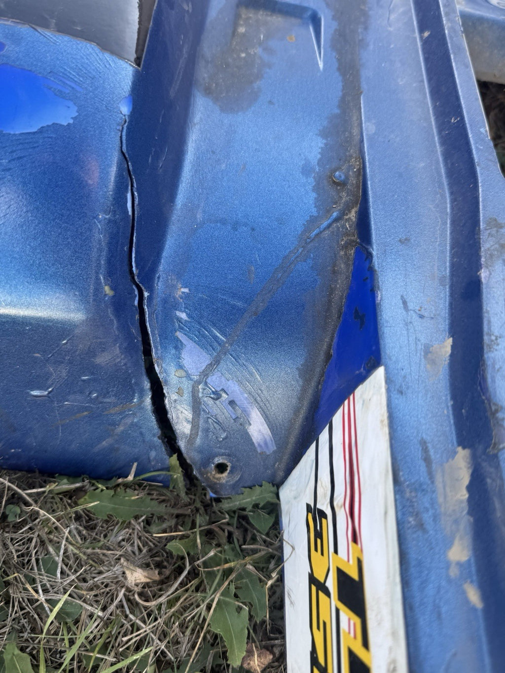 1987-2006 Yamaha Banshee Front Rear Fender Tank Plastic Body Set BLUE FMF