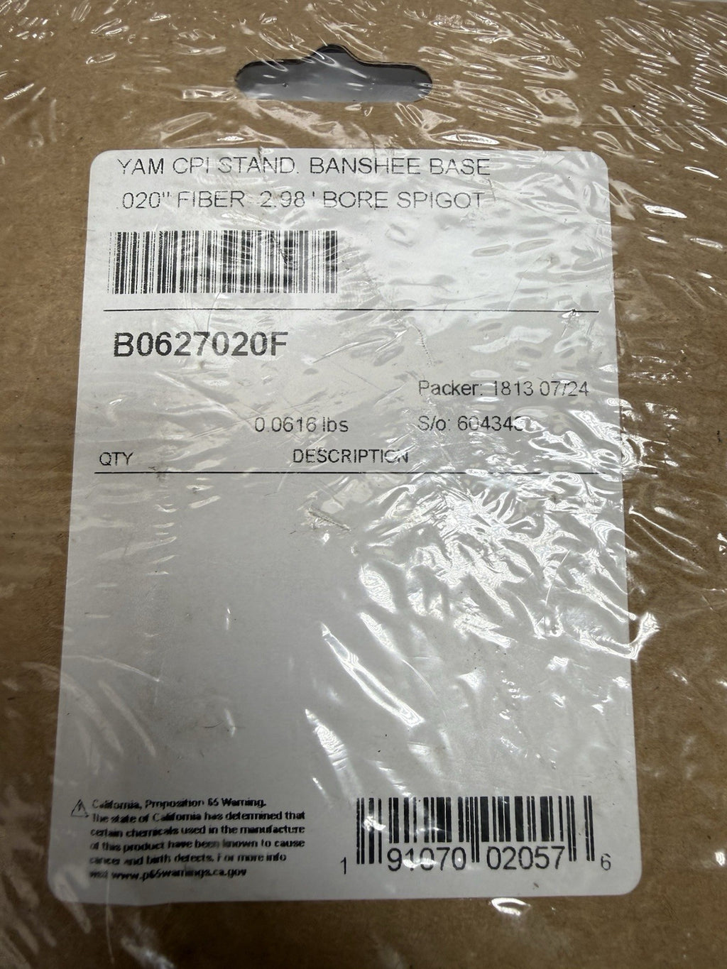 Banshee CHEETAH CUB Cylinder Cometic Big Bore 68mm One Piece Fiber Base Gasket