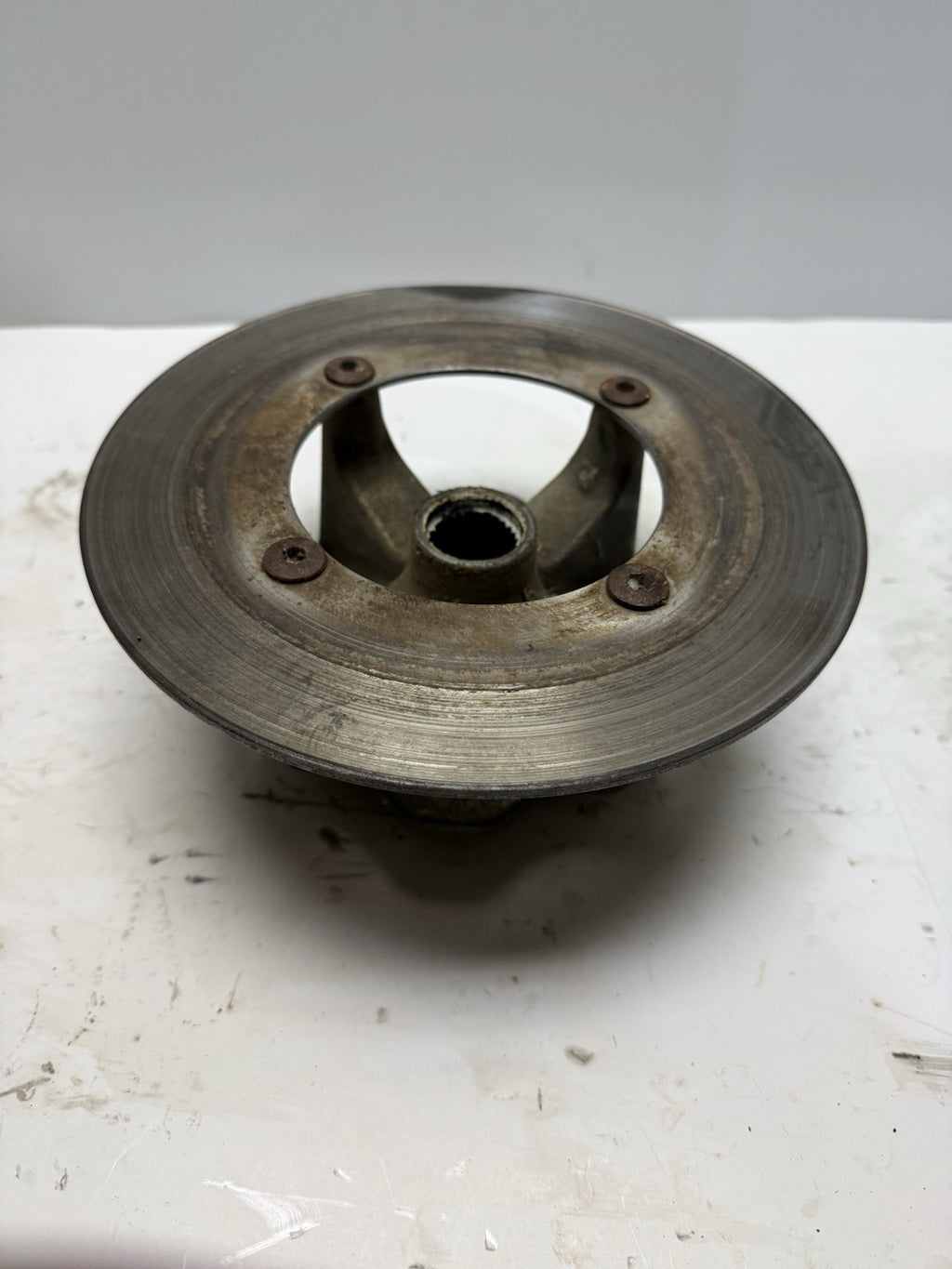 2005-2008 Yamaha Kodiak Grizzly 450 ATV Used OEM Rear Left Wheel Axle Hub