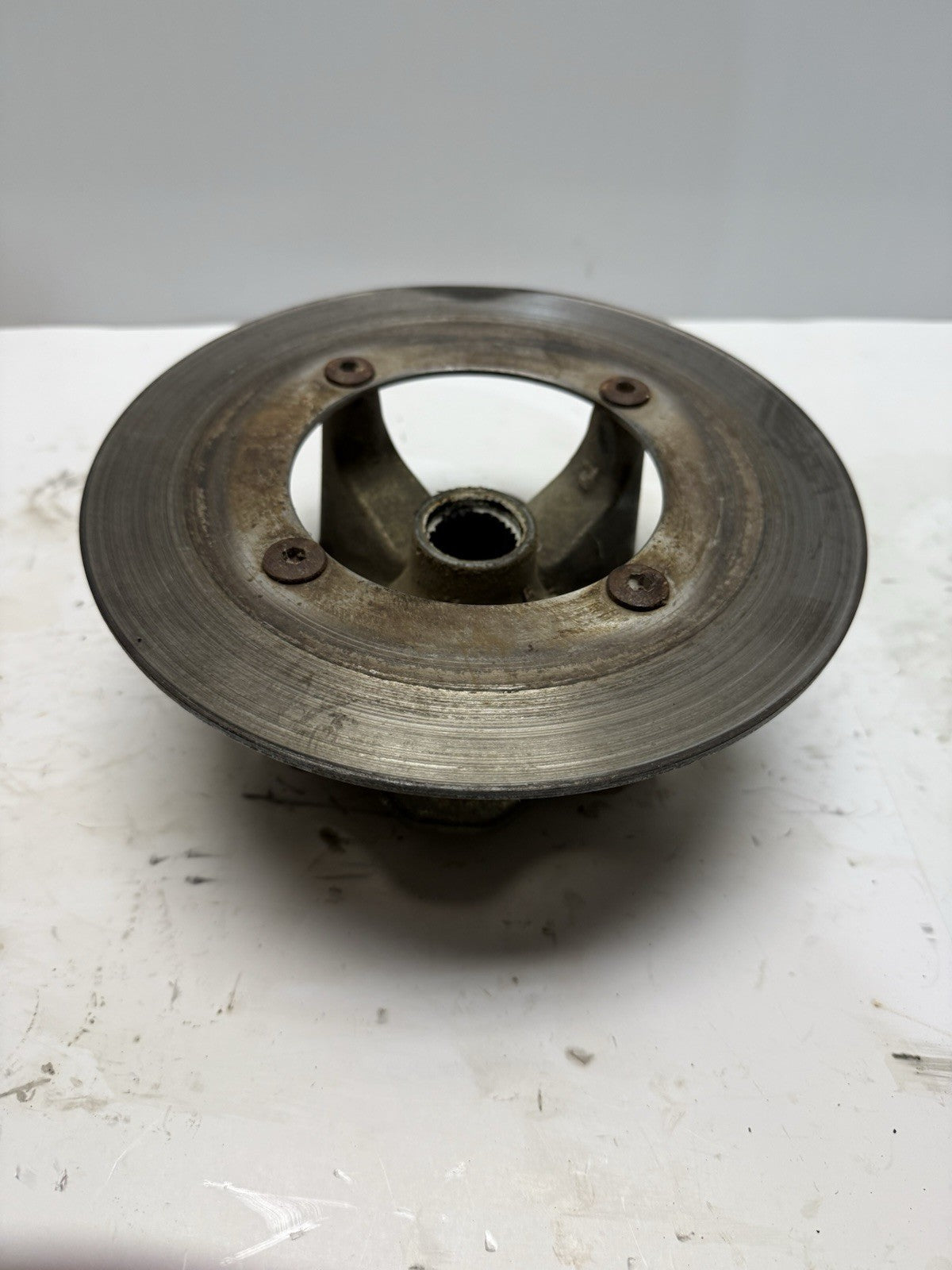 2005-2008 Yamaha Kodiak Grizzly 450 ATV Used OEM Rear Left Wheel Axle Hub