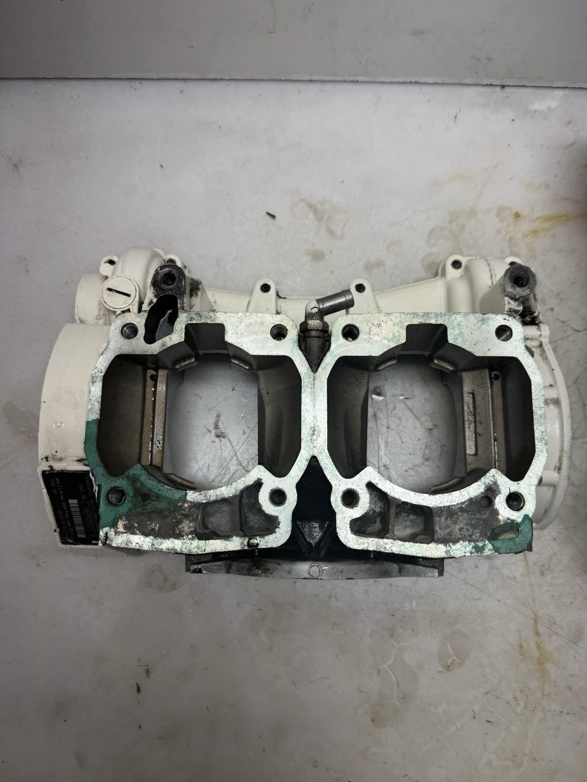 1997 Sea-Doo OEM Engine Motor Crankcase Ass'y (White) XP GSX SPX GTX