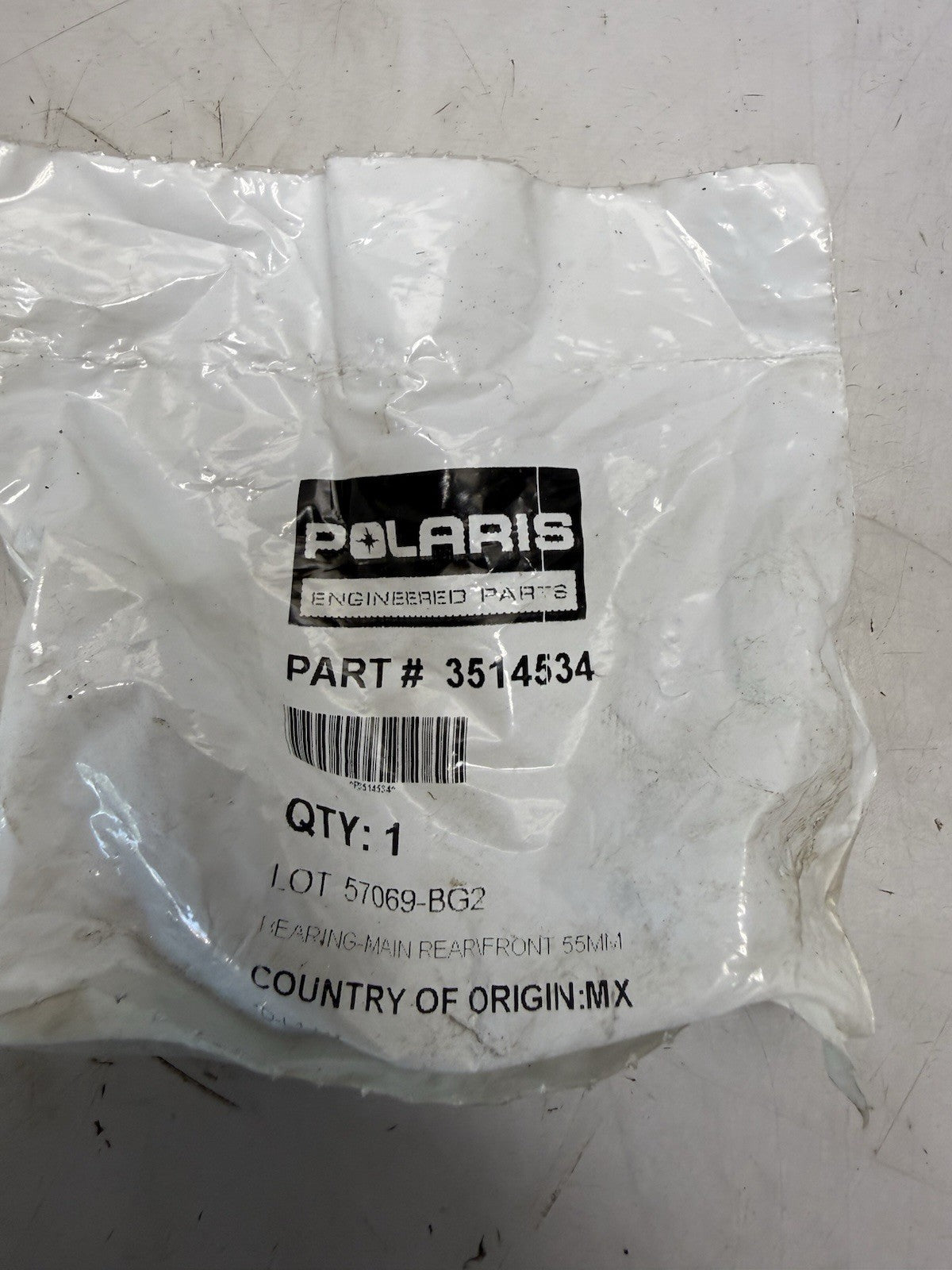 POLARIS MAIN REAR/FRONT BEARING 55mm 3514534 NEW OEM