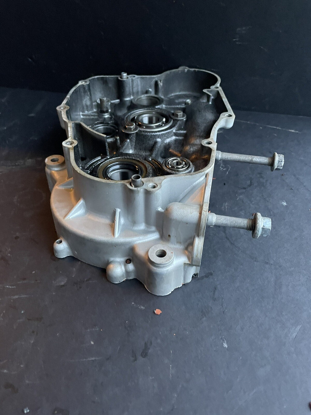 1986 Kawasaki KX500 OEM Engine Left Hand Side Crankcase Half 14001-5207